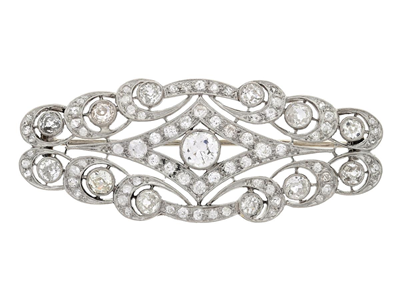 Jewellery, BROOCH, platinum