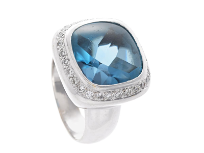 Jewellery, RING, 18K white gold
