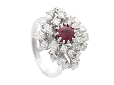 Jewellery, RING, 18K white gold