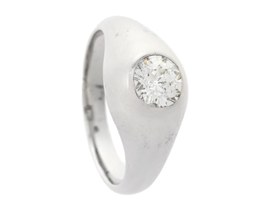 Jewellery, GYPSY RING, 18K white gold