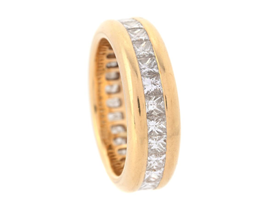 Jewellery, FULL ETERNITY RING, 18K gold
