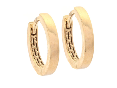 Jewellery, HOOP EARRINGS, 18K gold
