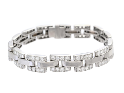 Jewellery, BRACELET, 18K white gold