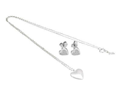 Jewellery, JEWELLERY SET, 1 pendant with chain