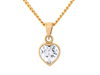 Jewellery, PENDANT/CHAIN, 9K gold