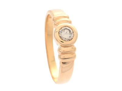 Jewellery, SOLITAIRE RING, 18K gold