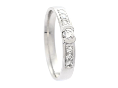 Jewellery, RING, 18K white gold