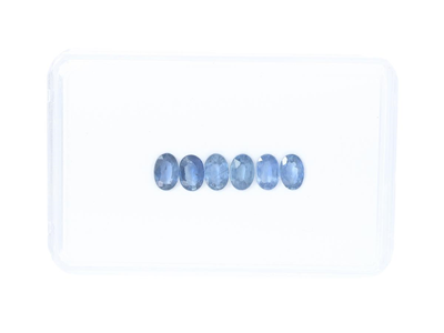 Gemstones, 6 SAPPHIRES, oval cut