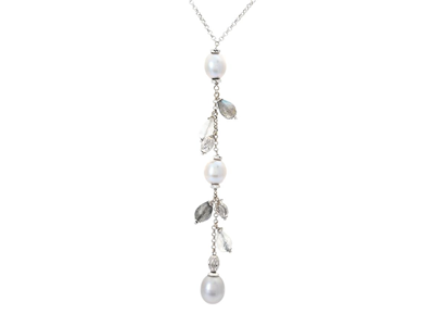 Jewellery, NECKLACE, 14K white gold