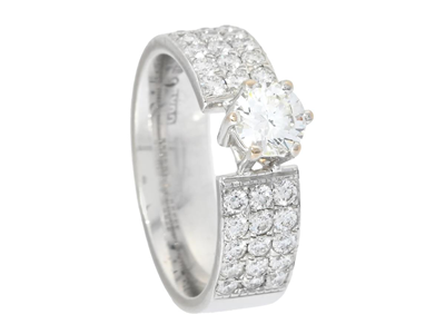 Jewellery, RING, 18K white gold