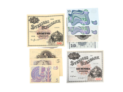 Coins, BANK-NOTES, 1 pcs 100 Kr