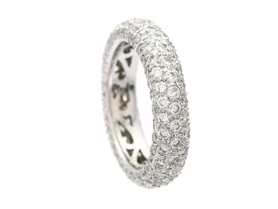Jewellery, RING, 18K white gold