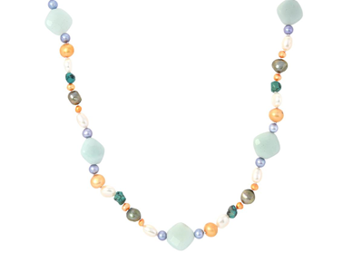 Jewellery, NECKLACE, white metal