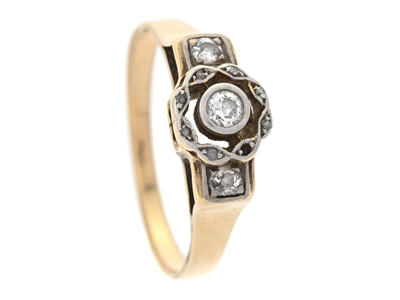 Jewellery, RING, 14K gold