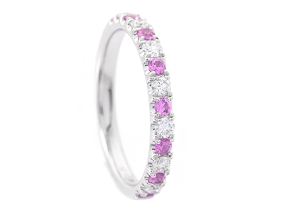 Jewellery, ETERNITY RING, platinum