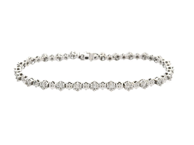 Jewellery, BRACELET, 18K white gold