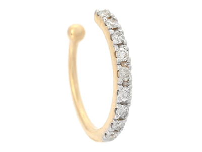 Jewellery, ONE EARCUFF, 18K gold