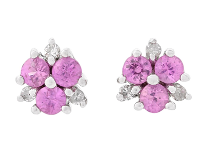 Jewellery, EARRINGS, 18K white gold