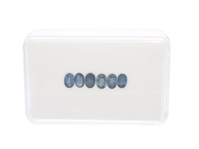 Gemstones, 6 SAPPHIRES, oval cut
