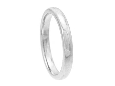 Jewellery, PLAIN RING, platinum 950