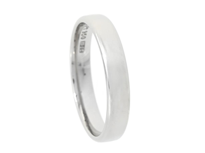 Jewellery, PLAIN RING, platinum 950
