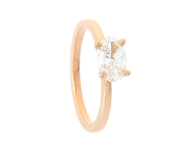 Jewellery, SOLITAIRE RING, 18K gold