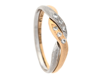 Jewellery, RING, 18K gold/white gold