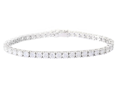 Jewellery, TENNIS BRACELET, 18K white gold