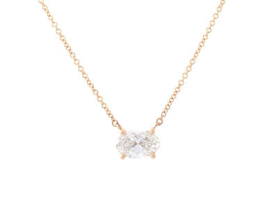 Jewellery, SOLITAIRE NECKLACE, 18K gold