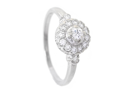 Jewellery, RING, 18K white gold