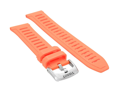Watch parts, RUBBER STRAP, for Tissot men´s wristwatch