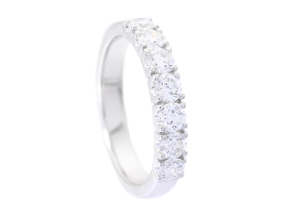 Jewellery, ETERNITY RING, 18K white gold