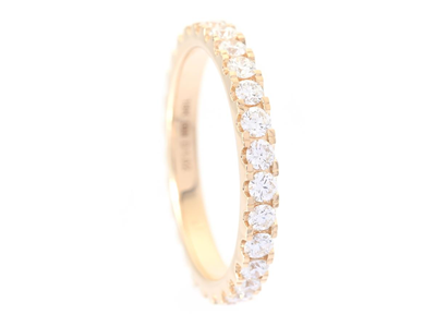 Jewellery, FULL ETERNITY RING, 18K gold