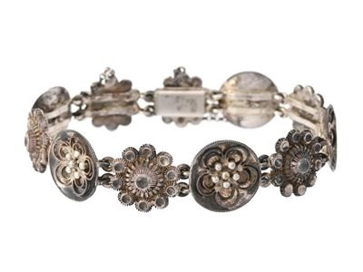 Jewellery, BRACELET, silver