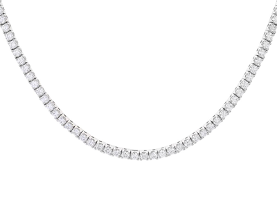 Jewellery, RIVIERE NECKLACE, 18K white gold