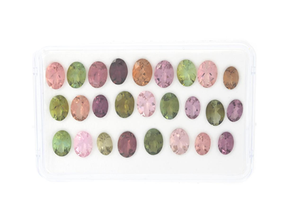 Gemstones, TOURMALINES, 26 oval cut