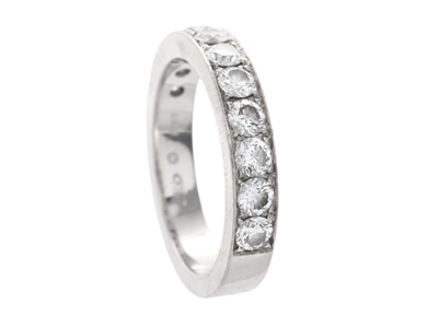 Jewellery, ETERNITY RING, platinum
