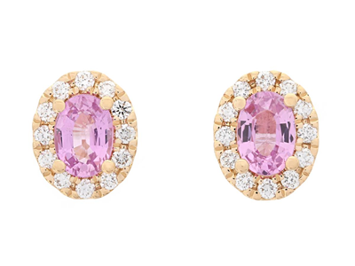 Jewellery, CLUSTER EARRINGS, 18K gold