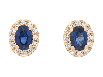 Jewellery, CLUSTER EARRINGS, 18K gold