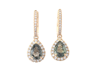 Jewellery, EARRINGS, 18K gold
