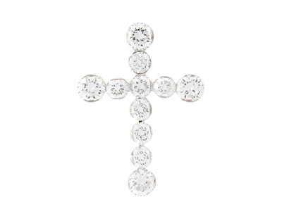Jewellery, PENDANT, 18K gold/white gold