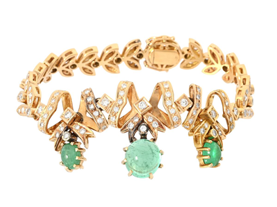 Jewellery, BRACELET, 18K gold