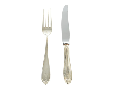 Silverware, CUTLERY, 830 silver/steel