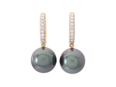 Jewellery, PEARL EARRINGS, 18K gold