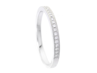 Jewellery, ETERNITY RING, 18K white gold