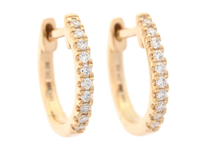 Jewellery, HOOP EARRINGS, 18K gold