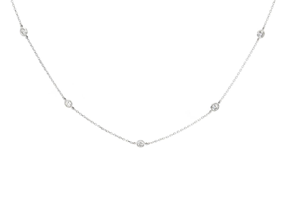 Jewellery, NECKLACE, 18K white gold