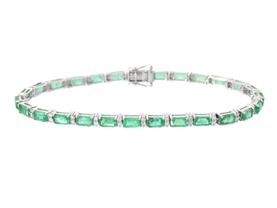 Jewellery, BRACELET, 18K white gold