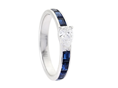 Jewellery, RING, 18K white gold
