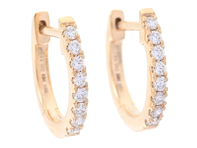 Jewellery, HOOP EARRINGS, 18K gold